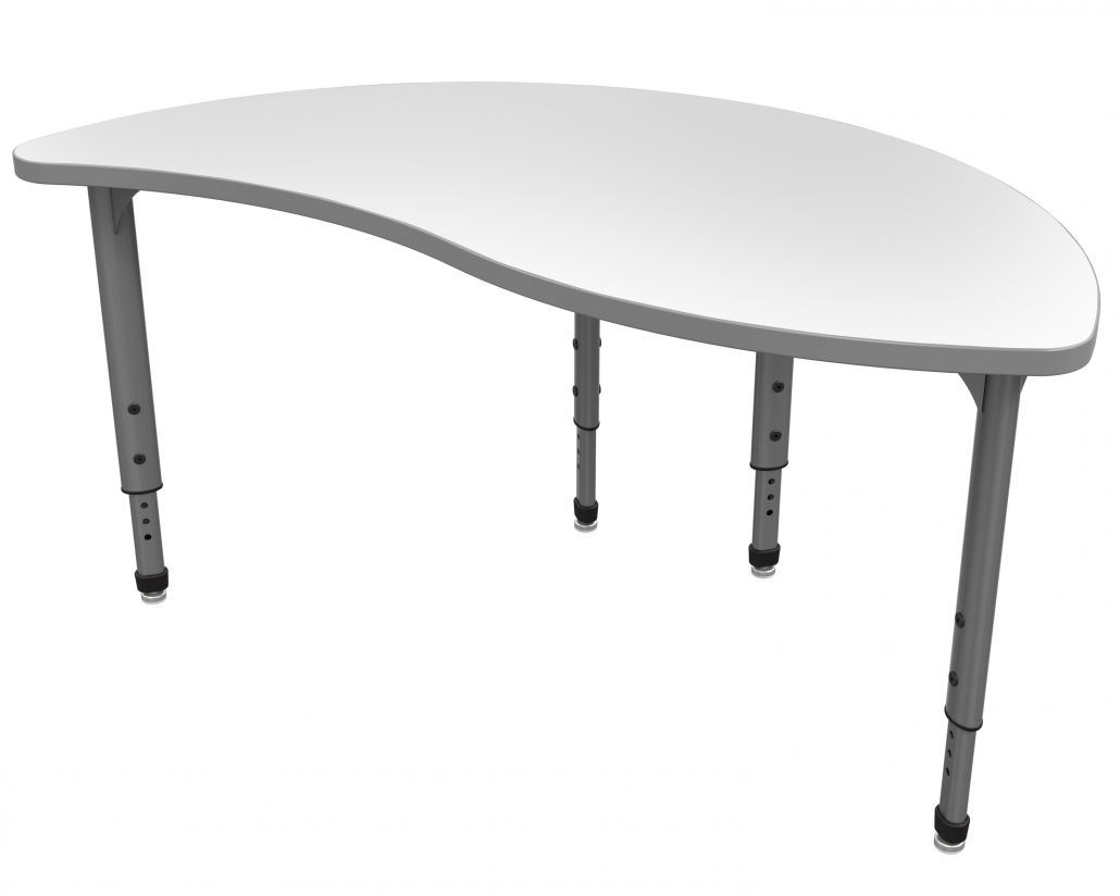 Apex™ Wave Half Round Student Table