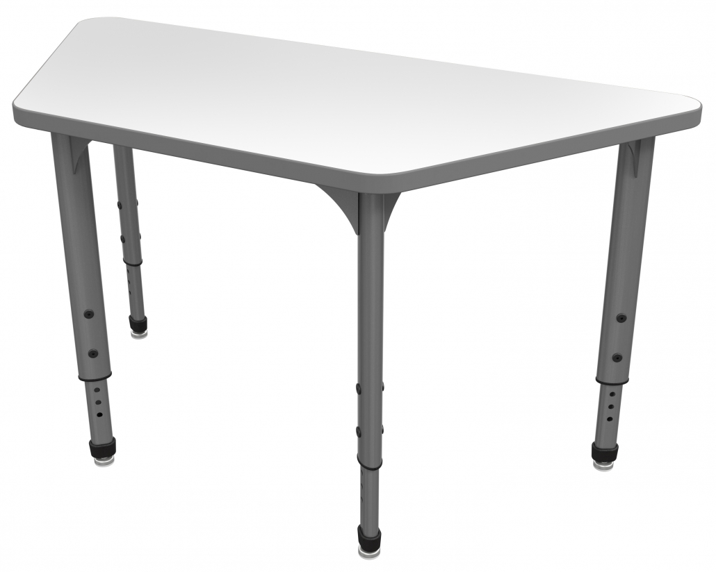 Apex™ Trapezoid Student Table