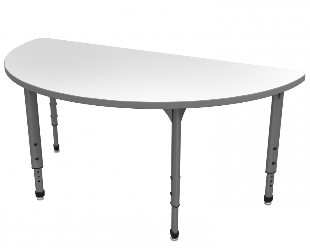 Apex™ Half Round Student Table