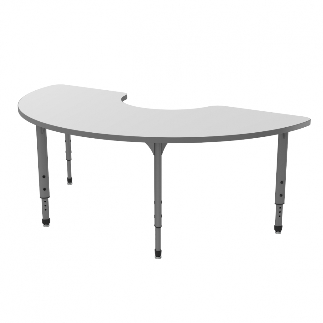 Apex™ Half Moon Student Table